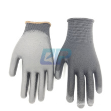 13 Gauge Polyester Liner Polyurethane/PU Coating PPE Gloves with EN388 3131X